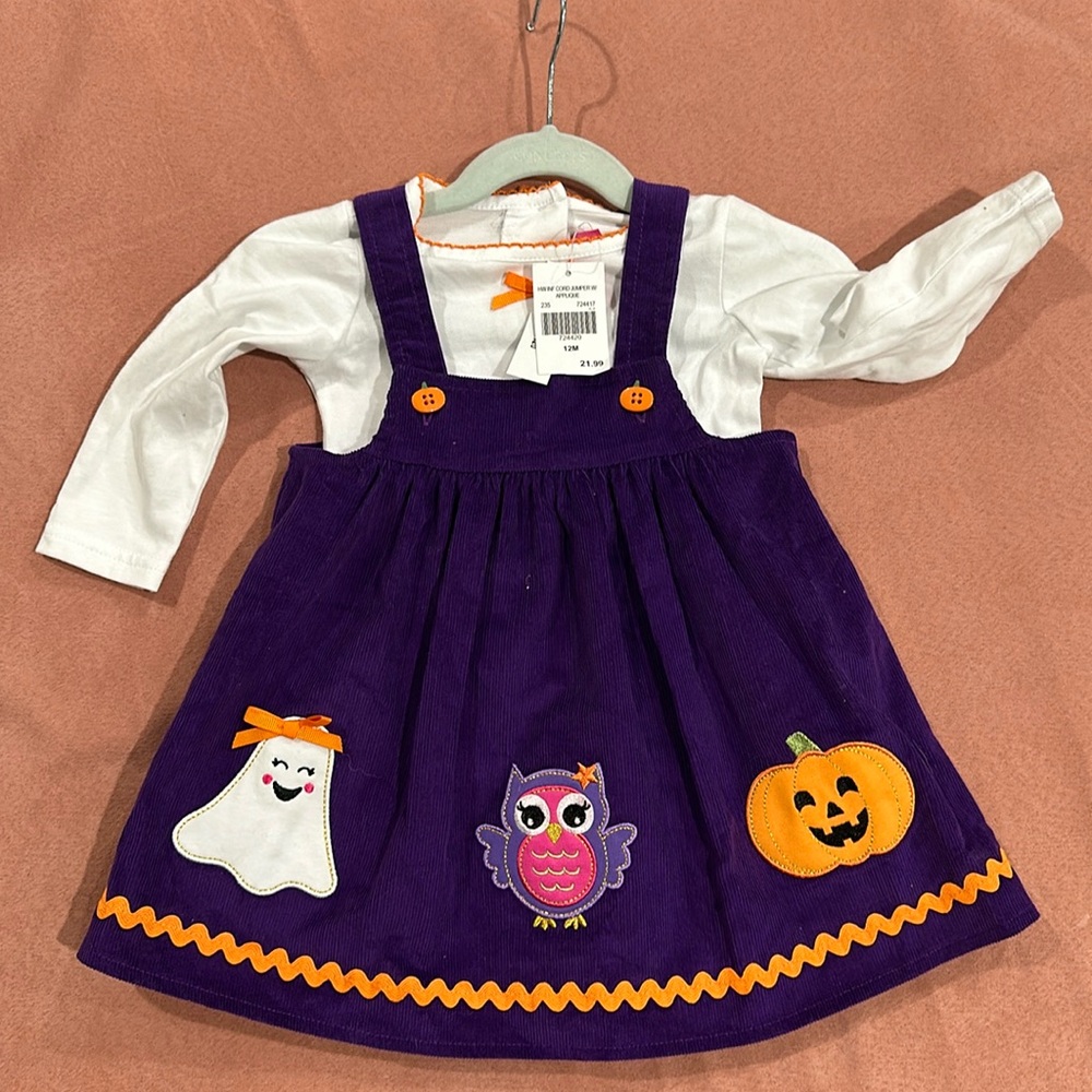 Halloween corduroy dress